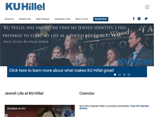 Tablet Screenshot of kuhillel.org